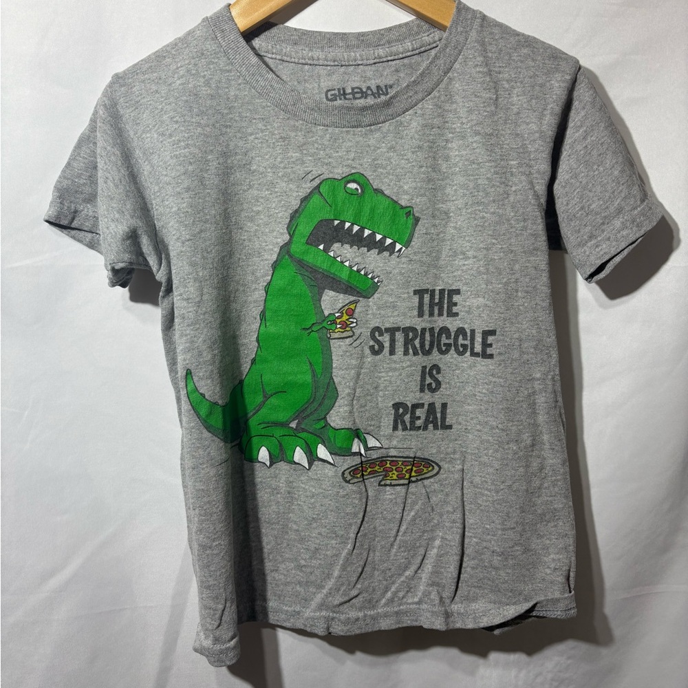Six 4Y Boys Dinosaur Short Sleeve Shirt, Boys Tees, Dino T-shirt, Girls Shirts - Picture 3 of 7
